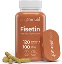 Fisetin 100mg - von Rhus Succedanea Stem Extract, 120 vegetarische Kapseln, Senolytische Ergänzung für Aging & Longevity, 4-Monats-Versorgung, Organisch, GMP zertifiziert, Made in USA