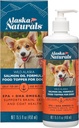 Alaska Naturals – Wild Alaska Salmon Oil Formula Dog Food Topper – EPA und DHA Omega-3 - Supplement für Gesunde Haut, Shiny Coat – Made in the USA – 15.5 oz. Pumpe Flasche