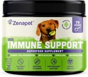 ZENAPET Dog Immune Support Premium Powder Topper, Turkey Tail, Spirulina & Beta-Glucan, Unterstützt ein gesundes Immunsystem & Digestion, Human-Grade, Made in USA