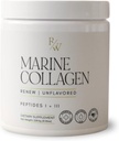 Renew Marine Collagen Powder + Biotin & Hyaluronsäure für bessere Haare, Haut und Nägel, ungeflammt - 20 Scoops, 8oz