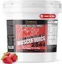 Ultimate Nutrition Muscle Juice, Weight Gain Drink Mix - Masse Gainer Workout Powder for Men & Women - Supplement für Lean Muskelwachstum & Immununterstützung mit 55g Protein - Erdbeere, 10.45lb