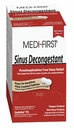 Medique Medi-First 2546 Sinus Decongestant, 100-Packets of 1 | Sinus decongestant tablets in 100 single-tablet packets for first aid cabinets, offices and workplace medicine stations.