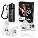 Hearprotek Konzert Ohrstecker, 2Pairs Reusable high Fidelity Musician Ohrstecker für Konzerte Loud Music-Noise Reduktion Ohrstecker für Rave,Festival,Music,Tinnitus Relief