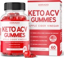 Keto ACV Gummies Advanced Weight Loss - 1000mg Keto Gummies (ACV für Weight Loss und Belly Fat) Fat Burning - Delicious Apple Flavor - Non-GMO, Vegan, Third Party Tested - USA Made (60 Count)