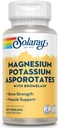 Solaray Magnesium und Kalium Asporotates w/Bromelain, Gesunde Elektrolyt, Muskel, Herz & Zelluläre Unterstützung, 60 VegCaps