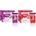 Quest Frosted Cookies Twin Pack mit Geburtstag Cake 1g Sugar 10g Protein 2g Net Carbs Gluten Free 8 Count and Strawberry Cake 1g Sugar 10g Protein 2g Net Carbs Gluten Free 16 Cookies