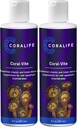 Coralife Saltwater Fish Tank Aquarium Coral-Vite flüssige essentielle Vitamin und Trace Mineralische Ergänzung für Riff-Aquarien, 8 oz (Pack von 2)