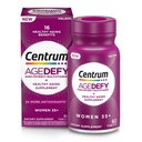 Centrum Age Defy for Women 35+ - High-Potency Multivitamin und Healthy Aging Supplement – Multivitamin mit Resveratrol und Niacin für NAD+ Level Support - Aluminiumflasche, 60 Tabletten