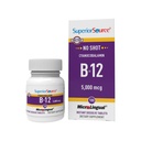 Überlegene Quelle Kein Shot Vitamin B-12 Cyanocobalamin 5000 mcg - Vitamin B-12 zur Unterstützung der Energieproduktion, Gehirngesundheit & Gesamt-Wellness - Sublingual Tablets - 100 Lösungstabletten