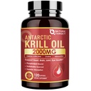 NATURE TARGET Krill Oil 2000 mg mit Omega-3 EPA & DHA mit Astaxanthin Ergänzung, Choline - Unterstützt Herz, Gehirn, Join, Augengesundheit, Non-GMO, Glutenfrei, 120 Softgels (60 Servierungen)