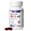 Antarktis Krillöl 1200 mg pro Servierung, 120 Quick Release Softgels mit Omega-3 EPA DHA, Astaxanthin & Phospholipide, Mercury Free, kein Fishy Nachgeschmack für Herz, Joint & Brain Health