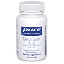 Pure Encapsulations Melatonin 3 mg - Antioxidante Ergänzung zur natürlichen Schlaf & Relief der okzialen Schlaflosigkeit - für natürliche Schlafunterstützung* - 180 Kapseln