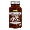 Igennus Vegan Omega-3 natürliches Algenöl, DHA & EPA, Certified Pure, Plant Based Fatty Acid Supplement, mit Astaxanthin Antioxidans, 60 Small Softgels, 2 pro Tag, 30 Portionen