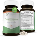 Glutathion Symmetrie | S-Acetyl Glutathion Ergänzung | Antioxidantien und Entgiftungsergänzung | Natürliche zelluläre Unterstützung | All-Natural, Vegan, Non-GMO, 120 Kappen