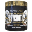 Insane Labz Psychotic Gold, High Stimulant Pre Workout Powder, Extreme Lasting Energy Focus, Pumpen und Ausdauer mit Beta Alanine, DMAE Bitartrate, NO Booster (35 Servierungen, Gummy Candy)