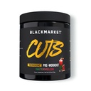 BLACKMARKET CUTS Pre Workout - Flavored Energy Powdered Drink Mix für Männer und Frauen, ideal für Muskeldefinition, Thermogenic, Creatine Free (Watermelon, 30 Portionen)