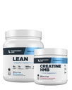 Transparent Labs Lean Pre-Workout (30 Servierungen, Blau Himbeer) & Kreatin HMB (30 Servierungen, Erdbeeren-Lemonade)