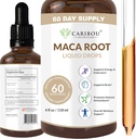Maca Root Liquid Drops | Premium Organic Maca Root Extract | Maca Ergänzung für Enhanced Mood & Vitality | 60 Servierungen | 4 Fl Oz