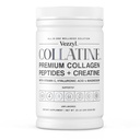 Collatine - Premium Collagen Peptide + Kreatin mit Vitamin C, Hyaluronsäure und Magnesium für Haut, Haar, Nägel, Knochen & Gelenk, Muskel, Immun- und Kognitive Hilfe (.55 LB (250 G/8.8 OZ)