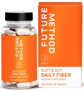 FUTURE METHOD Fiber Supplement, Acacia und Psyllium Husk Fiber Pillen für Verdauung (60ct)