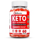 Keto ACV Gummies，Apple Cider Vinegar Gummies with the mother, Vitamin B12 & B6 – 1500mg per Serving, Vegan, Gluten-Free, Non-GMO – Supports Energy, Digestion & Healthy Lifestyle – 60 Count