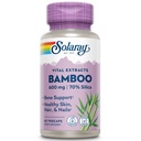 SOLARAY Bamboo Stem Extract 600mg | Gesundes Haar, Haut, Nägel, Knochen & Connective Tissue Support | Non-GMO, Vegan & Lab Verifiziert | 60 VegCaps