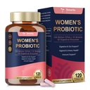 Totaria Probiotics for Women, 120 Billion Women Probiotic, with Akkermansia, Digestive Enzyme & Prebiotics, Cranberry, D-Mannose, für Gut, Vaginal, Urinary, Immune, PH Balance, 120 Vegan Capules