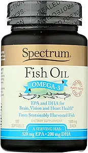 Spectrum Essentials Fischöl, 1000 mg, 100 Softgels