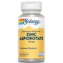 Solaray Zink Asporotate 15mg Chelat Complex | Immun- & endokrine Unterstützung, Cell & Skin Health Formula, 100 VegCaps