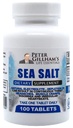 Peter's Choice Sea Salt Sodium Chloride 450mg, 100 Tabletten, Elektrolytunterstützung & Balance, Athletic Post Workout Rehydration & Recovery. Heiße Wetterhilfe. Verhindern Dehydratation & Cramps. Made in USA