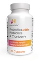 vH Essentials Probiotika für Frauen mit Präbiotika, Cranberry & Vitamin C - 120 Kapseln (60-Tage-Versorgung) -Probiotika unterstützen Gut Balance, Gesundheit & Harnweg Gesundheit für Frauen