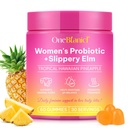 Feminine Probiotics Gummie,Vaginale Frauen Probiotic,Feminine Balance pH Gummies für gesunde Odor,Improve Immune,Support Vaginal Health,mit Slippery Elm(60 Gummie)