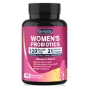 DRFOSTER Probiotika für Frauen Verdauungsgesundheit, Vaginal Probiotika 120 Milliarden CFU 31 Stämme mit Verdauungsenzymen & Präbiotika & D Mannose & Cranberry für Urintrakt, 90 Kapseln