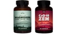 Natural Rhythm Cardio Calm Bundle - Triple Calm Magnesium 150mg, 120 Kapseln + CoQ10-ZEN (Coenzym Q10 + L-Carnitin + L-Theanin), 30 Kapseln