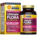 Renew Life Ultimate Flora Probiotics for Women 65 Billion CFU Delayed Release Vegan Capsules | Vaginal | Verdauungsgesundheit | Immune Health | Dairy Free | 30 Count