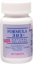 Dee CEE Labs Formel 303 Maximale Stärke Tabletten, 45 Tabletten; All-Natural mit Magnesium für Sore Muskeln, Leidenschaft Blume und Valerian Root