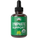 USDA Organic Lymphatic Drainage Drops. Sugar Free, Tasty 6-in-1 Lymph System Support for Detox, Cleanse. Vegan Supplement with Astragalus, Echinacea, Red Clover, Cleavers Herb, Licorice & Burdock Root