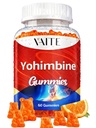 VAITE Yohimbin HCl Gummy 15mg - Zuckerfreie, nicht gentechnisch veränderte Energie und Endurance-Unterstützung für Männer und Frauen, Antioxidantien, Yohimbe Rindenextrakt, Verbesserung der Leistung - Unterstützt die Energieproduktion - 60 Gummis