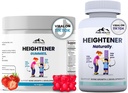Höhere Kapseln + Höhergummis - Natürliche Höhe Wachstums-Ergänzung für Kinder, Jugendliche und Erwachsene zu erhöhen Knochenstärke und Wachs Taller | Höhe Maximizer Pillen mit L-Arginin, Kalzium