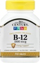 21st Century B 12 1000 mcg Prolonged Release Tabletten, 110 Count