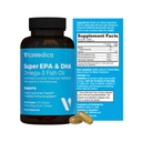 High-Potency, Super EPA/DHA Fischöl 750mg essentielle Omega-3 Fettsäuren | EPA & DHA | Herzgesundheit, Gehirngesundheit, Immunsystem Gesundheit
