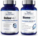 1MD Ernährung OsteoMD & BiomeMD für Frauen Bundle | Umfassende Knochenunterstützung & Urinärgesundheit