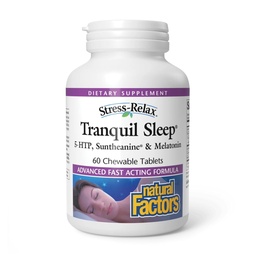 Natürliche Faktoren - Stress-Relax Tranquil Sleep - 60 Chewable Tablets