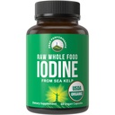 USDA Organic Raw Whole Food Jod-Ergänzung von Kelp (Ascophyllum Nodosum) - Kaliumjodid-Tabletten Alternative - für Schilddrüse, Energie und Immununterstützung - 60 vegane Kapseln nach Spitzenleistung