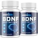Nootropic Brain Supplement für Gedächtnis und Fokus - BDNF Optimizer - Kognitive, mentale Klarheit & Stimmung - Hohe Absorption - Organische Löwenmähne, L-Theanin, Ginkgo Biloba & Alpha GPC-60 Tabletten (2 Flaschen)