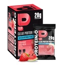 Protein2o 20g Molkenprotein isolieren klares Proteinpulver, 360mg Elektrolyte, Vitamine B5 & B6, zuckerfrei, Erdbeerwassermelone, 8-Pack