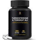 HUMANX Turkesterone & Tongkat Ali 900mg - Unterstützt Energie, Stamina und Muskel-Recovery and Growth - Turkesterone Supplement - Tongkat Ali Supplement - Long Jack Extract (Eurycoma Longifolia)