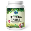 Ganze Erde und Meer von natürlichen Faktoren, Bio-Fermented Protein & Greens, Vegan Ganze Nahrungsergänzung, Tropical, 1lb 7.3 Oz
