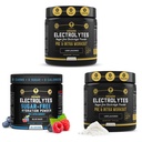 HRDWRK - 100 Servierungen Keto Elektrolyte Pulver Hydration Sugar Free - Elektrolyt-Pulver zur Steigerung der Endurance & Reduzieren Fatigue mit Elektrolyt-Ergänzung (Unflavored Set von 2 & Blue Razz)