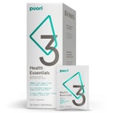 Puori P3 Health Essentials - Multivitamine für Männer und Frauen - 30 Portionen - Omega 3, Vitamin D, Magnesium, Zink - Multi-Nutrient für Gehirne und Energie